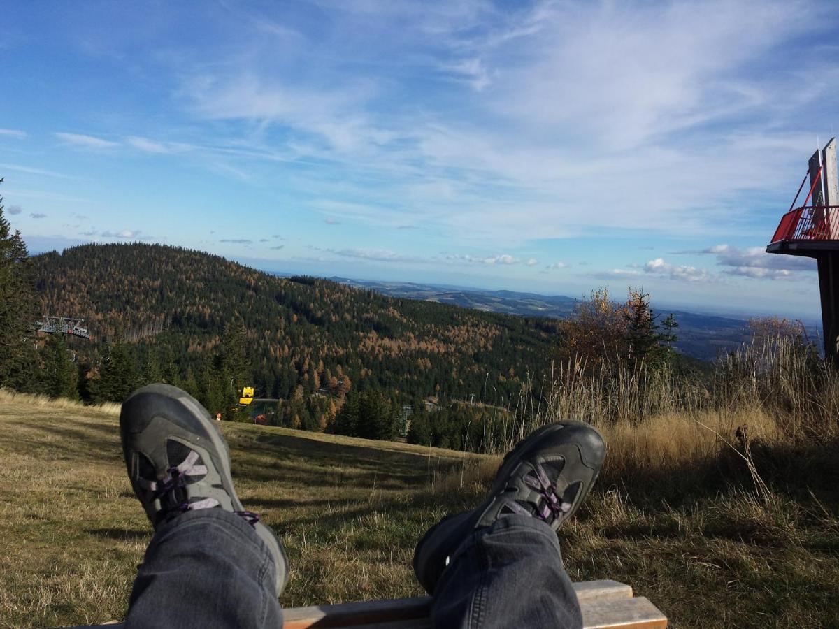 Wald-Panorama-Zimmer Panzió Mönichkirchen Kültér fotó